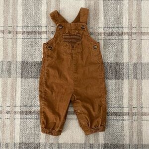 Woodland Fox Brown Corduroy Overalls